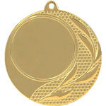 Medal stalowy złoty z miejscem na emblemat 40mm MMC2540