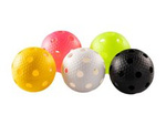 Piłeczka do unihokeja różne kolory polipropylenowe