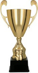 Puchar metalowy złoty z przykrywką H-53cm, R-200mm 4104/BP