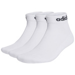 Skarpety adidas białe 3pak Linear Ankle Socks Cushioned białe