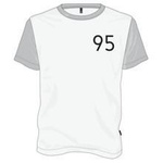 Nadruk cyfra mała 10 cm na odzież