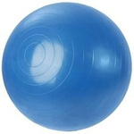 Piłka gimnastyczna fitness Yakima niebieska 65 cm