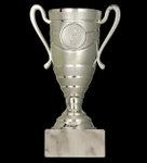 Puchar plastikowy srebrny T-M H-13cm, R-50mm 9275C