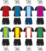 Komplet piłkarski sublimacyjny COLO SIDE różne kolory
