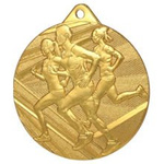 Medal Tryumf ME004Z złoty biegi sportowy