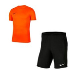 Komplet sportowy dziecięcy Nike Park pomarańczowo-czarny
