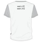 Nadruk napis dwuwersowy na odzież