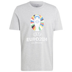 Koszulka męska adidas Euro 2024 Tee szara