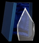 Trofeum szklane 24,5cm grawerowane C073