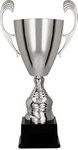 Puchar metalowy srebrny z przykrywką H-53cm, R-200mm 4105/BP