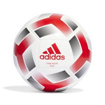 Piłka nożna adidas Starlancer Plus biało-czerwona