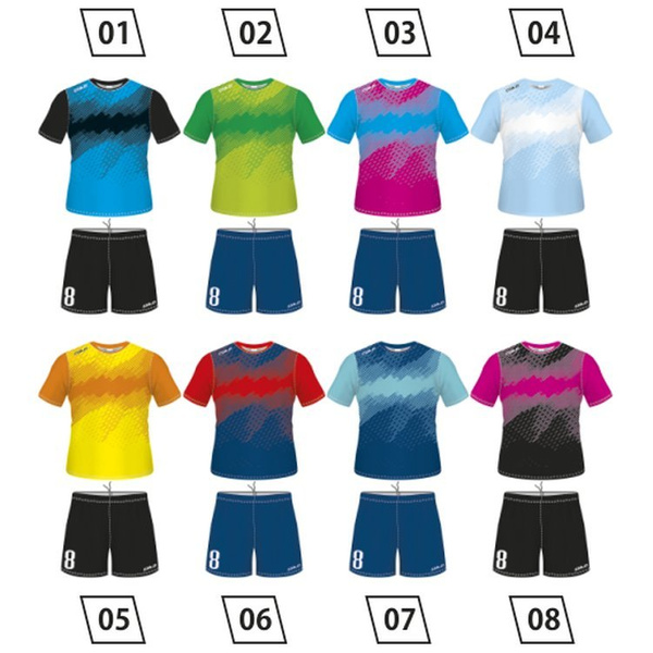 Komplet piłkarski sublimacyjny COLO BLAST różne kolory