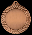 Medal brązowy z miejscem na emblemat - 70mm MMC1270