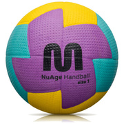 Piłka ręczna Meteor Nuage Junior 1 fioletowo-błękinto-żółta